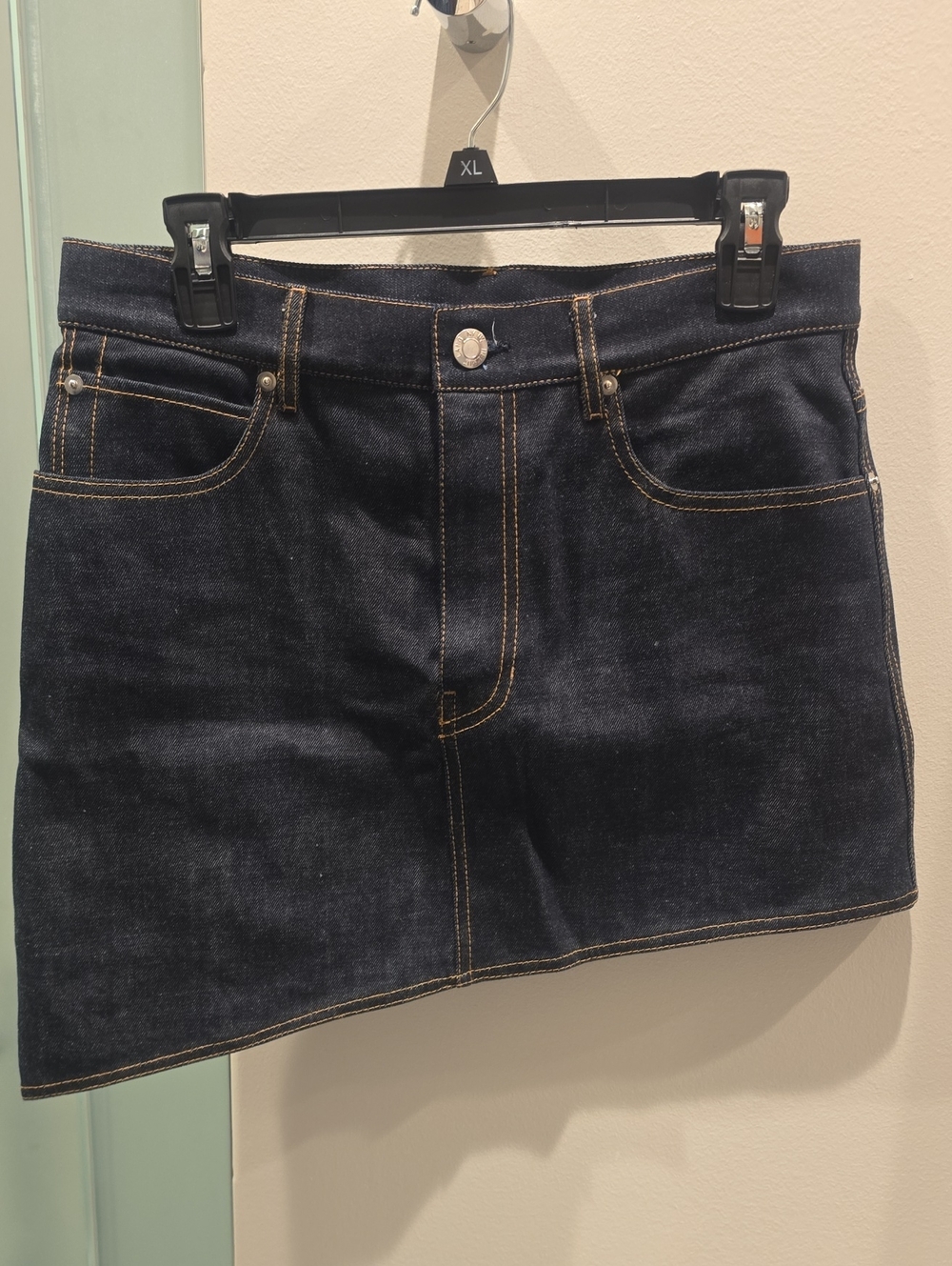 Dark Indigo Helmut Lang Denim Jean Skirt